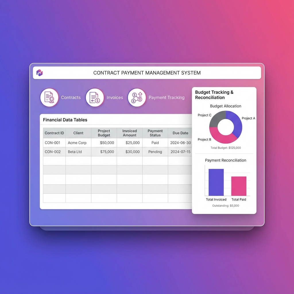Contract Payment Management System